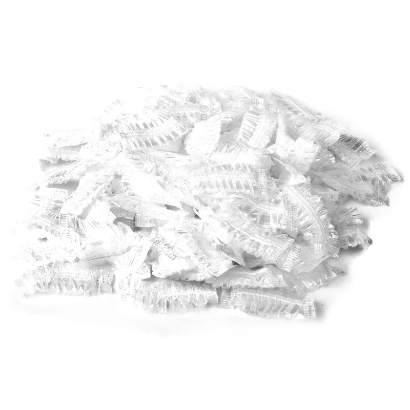 100Pcs Disposable Bath Shower/Dyeing Hair Ear Guard, Waterproof Ear Protector Cover Caps For Salon/Home Use