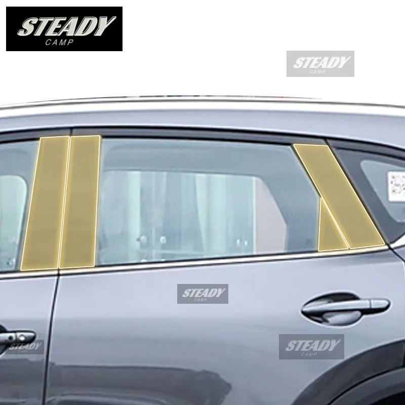 

Pre cutting Car Exterior Body BC Window pillar PPF paint protection film TPU scratch resistant For Mazda CX-5 2017-2024