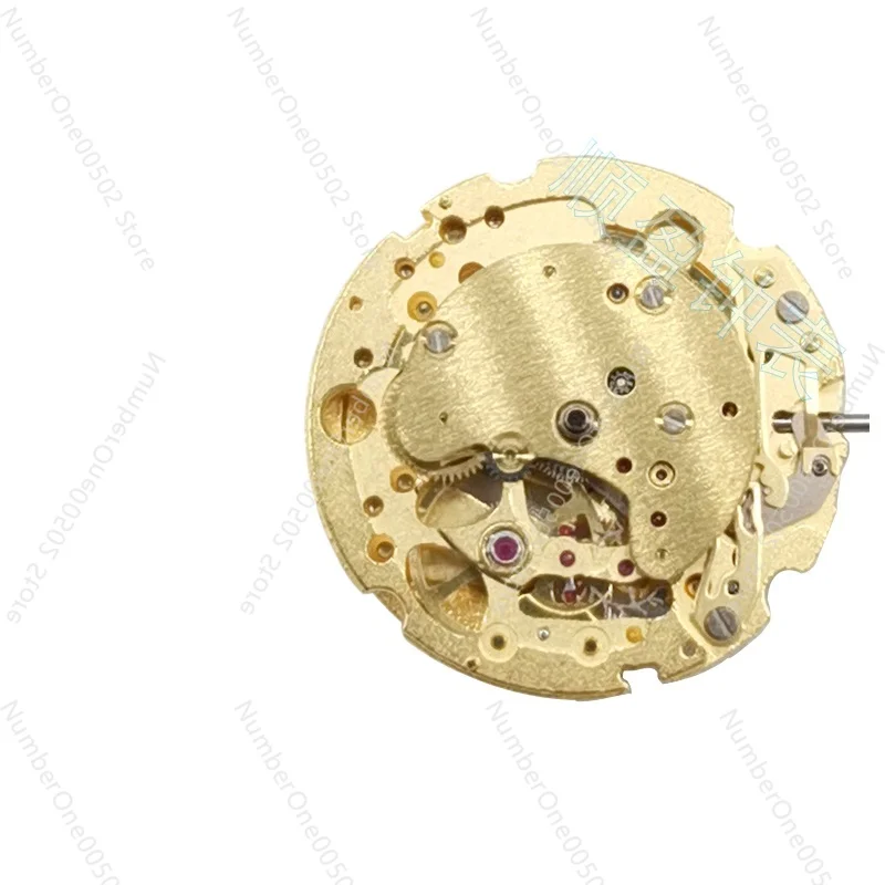 Suitable for watch accessories, Meiyoda 82S7 movement, transparent hollow, mechanical gold movement