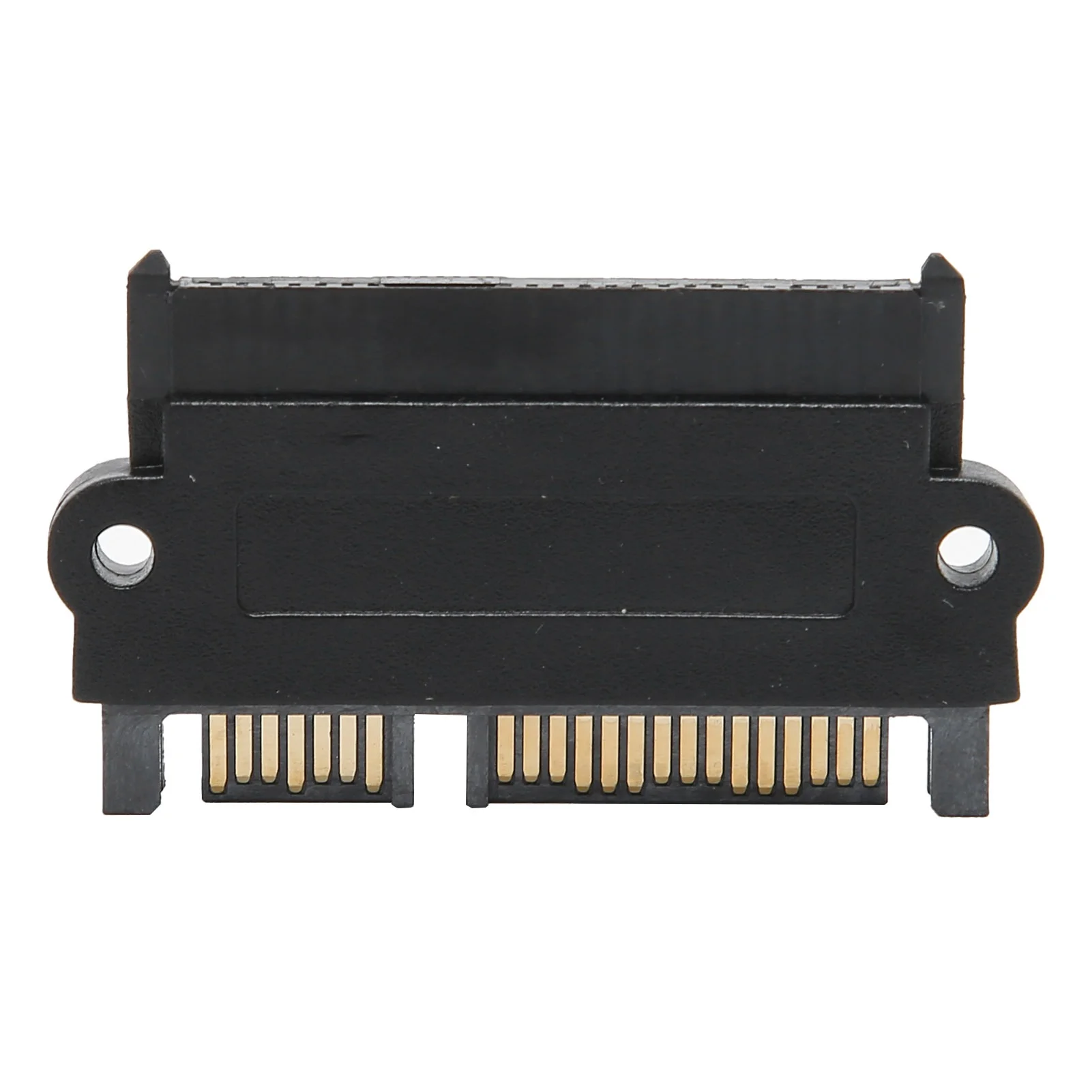 Adapter SAS to SATA Port Hard Drive to Mainboard 15PIN Converter SFF8482 Black Plastic Shell(ShootThrough（10310） )