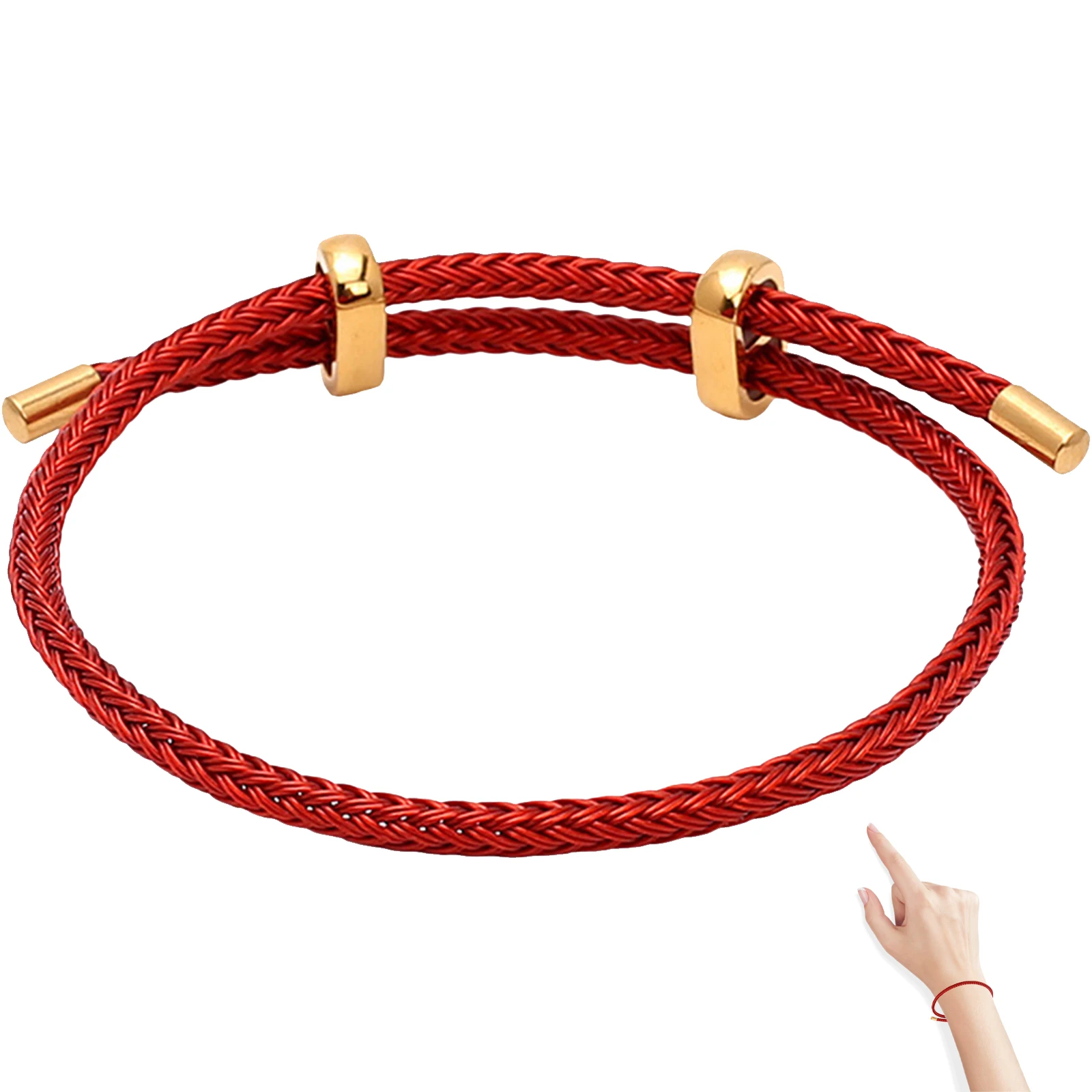 

Red String Bracelet Adjustable Braided Rope For Women Men Chinese New Year Protection Lucky Gift Cord Bangle Wrist Decoration