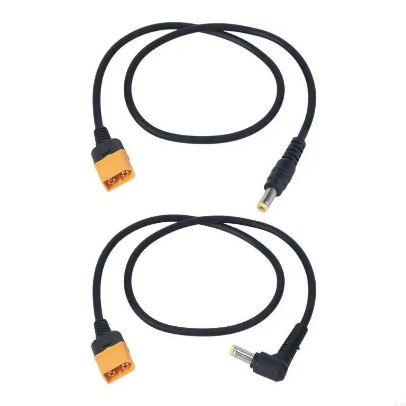 50 XT60H to DC5.5 X 2.5 Mm Male Power Cord, 18AWG DC5525 Converters Cable with Copper Cores Wire and Gold Contacts for 896C