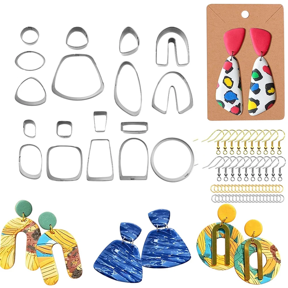 

Polymer Clay Cutter Stainless Steel Pottery Craft Ceramic Cutting Mold for Designer Diy Jewelry Earring Pendant Making Sup Tools