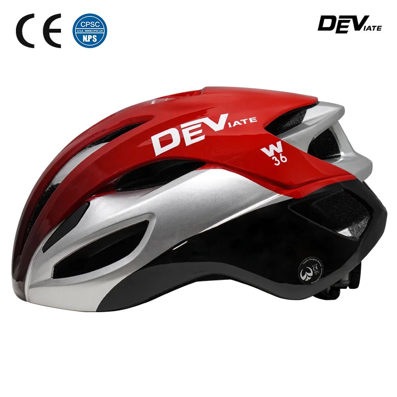 DEVIATE Bicycle Riding Helmet For Men And Women Ultralight Integrated Molding Mountain Road Bike Cycling Helmet Safety Caps MTB