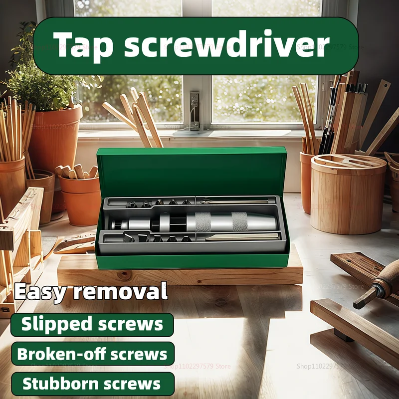 

7/13 PCS Impact Screwdriver Set Reversible Hand Impact Driver Kit Remove Rusted Frozen Fasteners Durable Tool for Home Garage