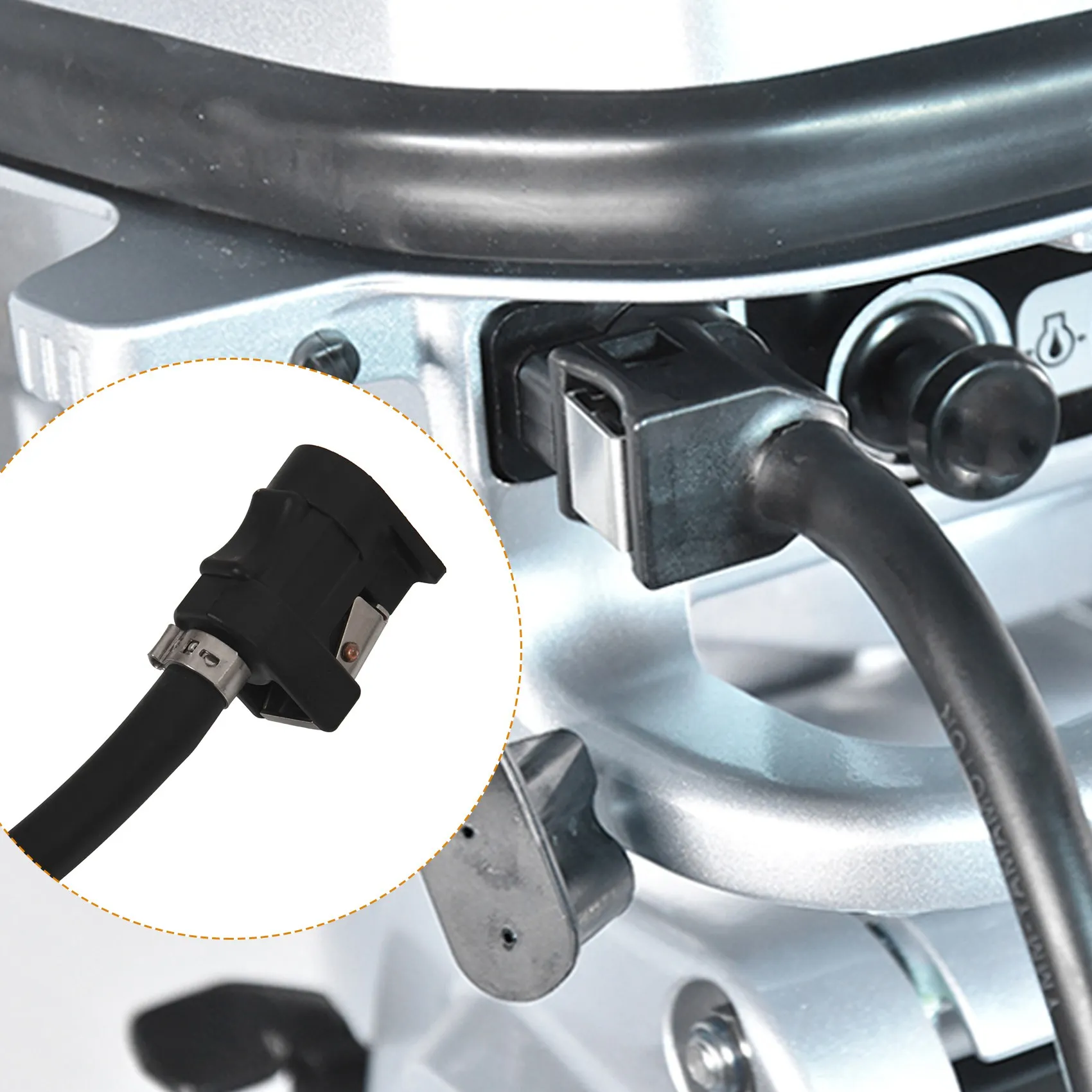 A22F-Fuel Line Hose Outboard Boat Engine Petrol Tank Connectors Kit For Yamaha Motor