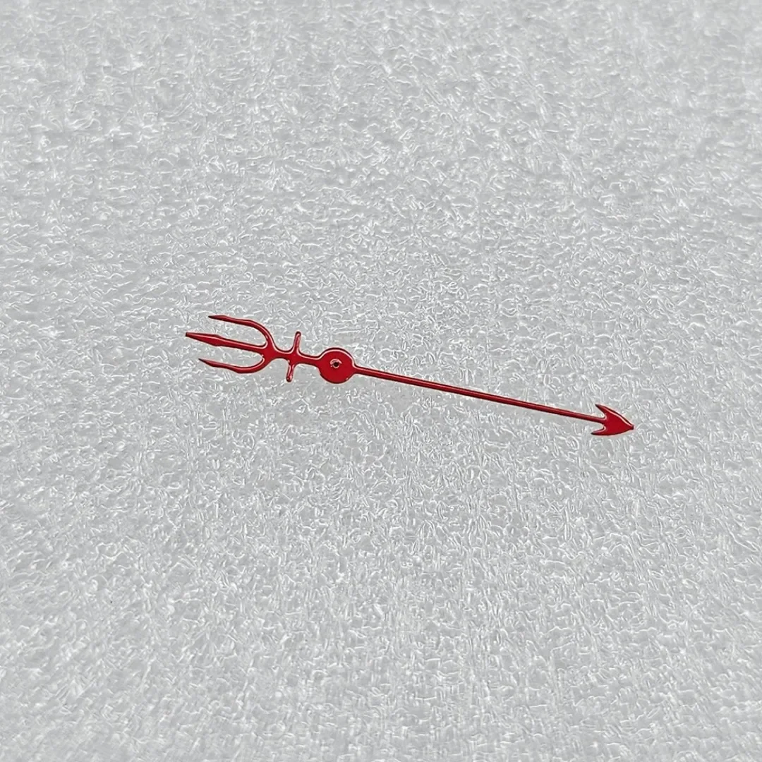 NH35 اليد الثانية مؤشر إنذار ترايدنت إبرة واحدة لا مضيئة تعديل ساعة الملحقات لحركة NH35 NH36