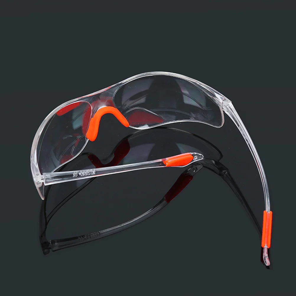 

4pcs Silicone Safety Goggles Stylish Protective Eyewear For Construction Welding Lab Work Ansi Z87.1 Clear Glasses For Men Women