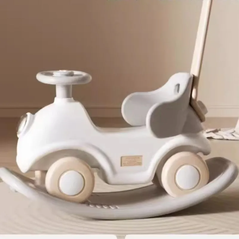 LazyChild Baby Rocking Horse Children's Rocking Horse Toys Rocking Horse Six In One Baby Rocking Car Home Fall Prevention