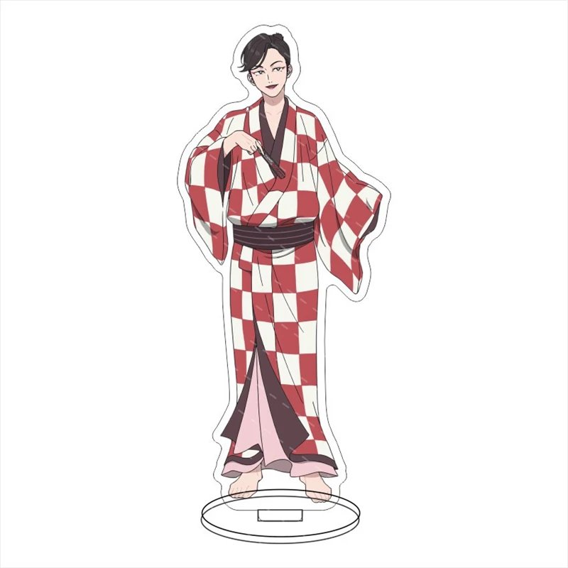 أنيمي شاباكي ‌   الطرفية الاكريليك حامل نموذج لوحة الديكور مكتب الشكل عرض منتجات الكرتون تذكارية الأزياء Kingring