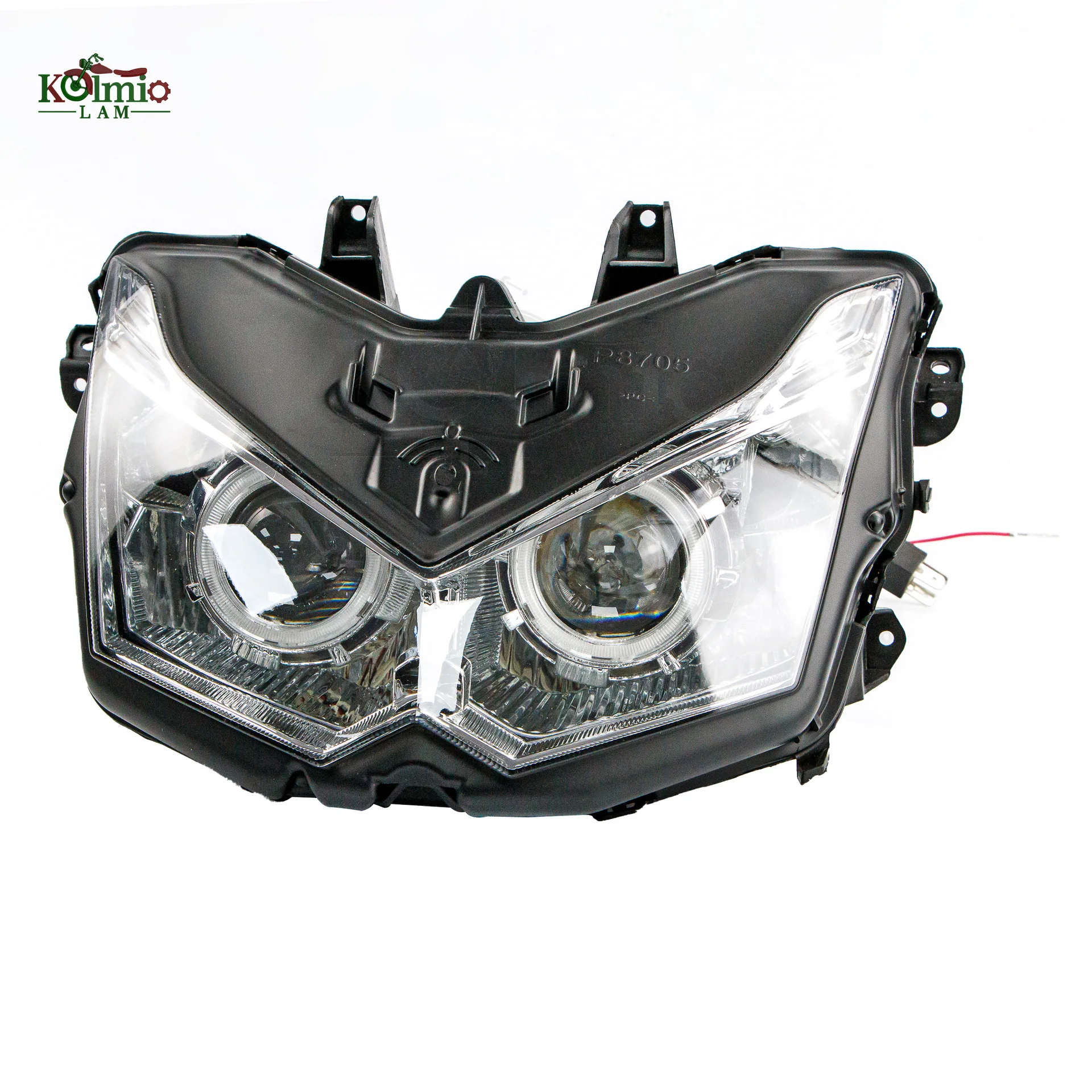 Factory Hot Selling Suitable for Kawasaki Z1000 10-13 years, motorcycle headlight assembly, front lighting headlight with angel
