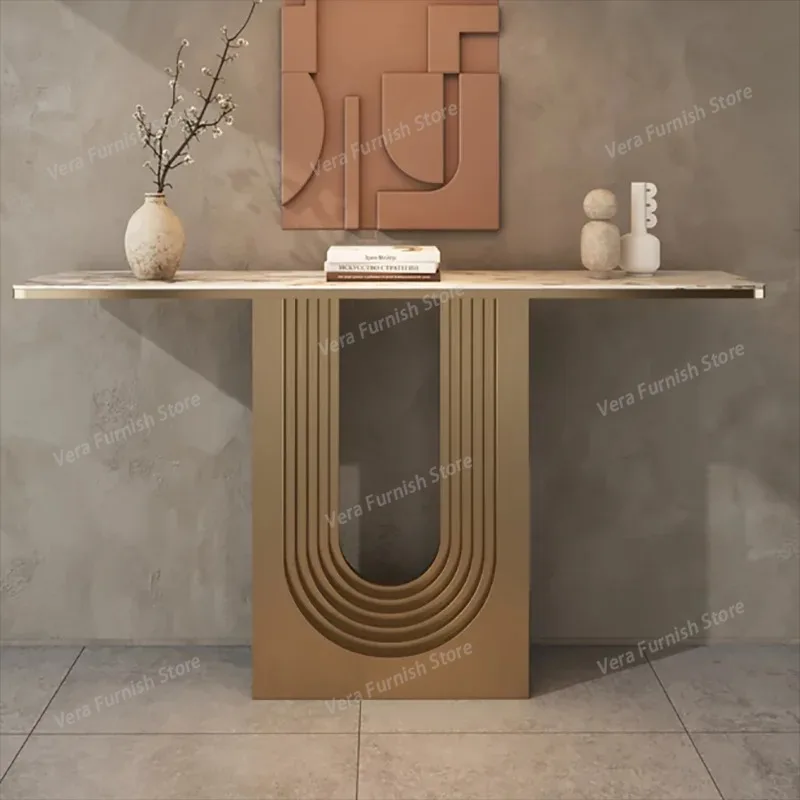 

Premium Luxury Console Table Nordic Luxury Modern Entrance Hall Console Table MinimalistLiving Room Tavolo Salotto Furniture