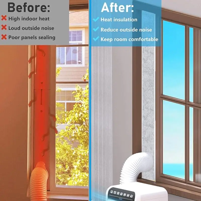 مجموعة من 3 ألواح الرغوة لعزل النافذة النافذة