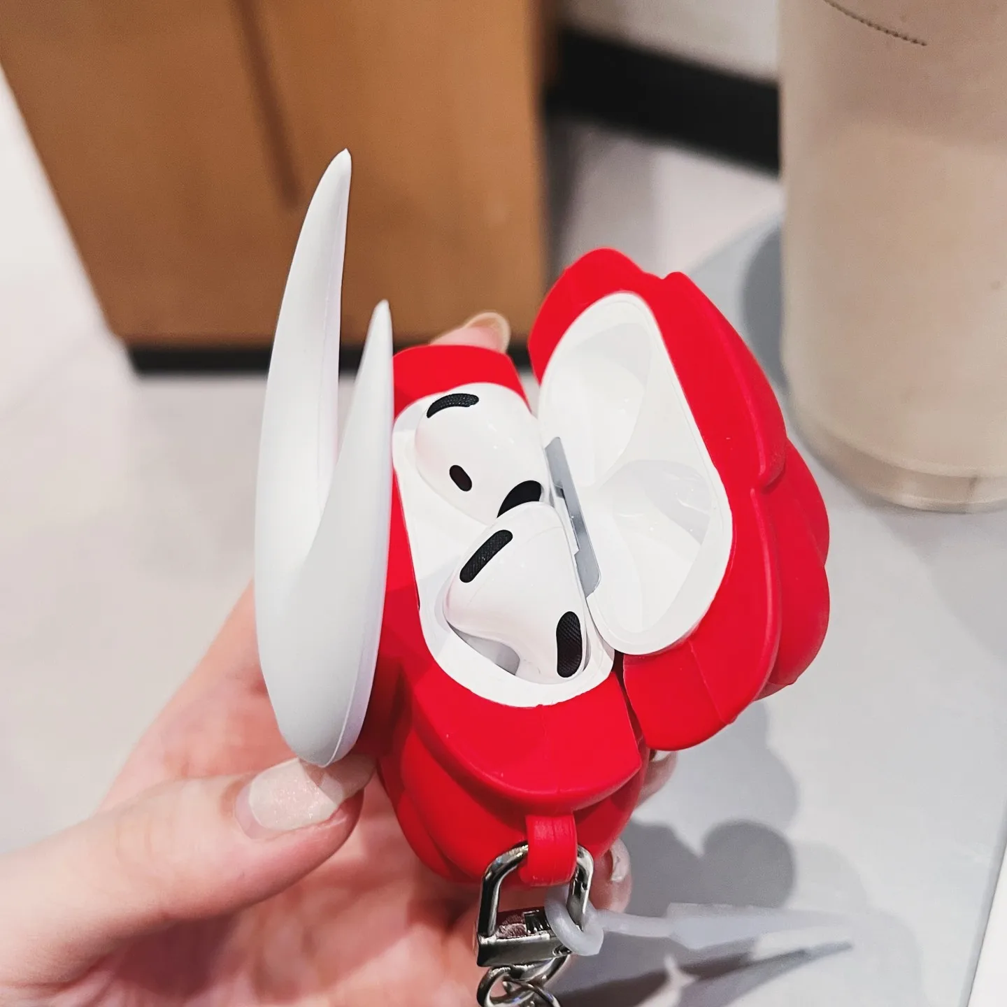 حافظة سماعة أذن هورنت هولو نايت سيلكسونج لأجهزة Airpods 4 3 2 1 AirPods Pro3 Pro2 Pro مع غطاء علبة شحن بحزام الحبل