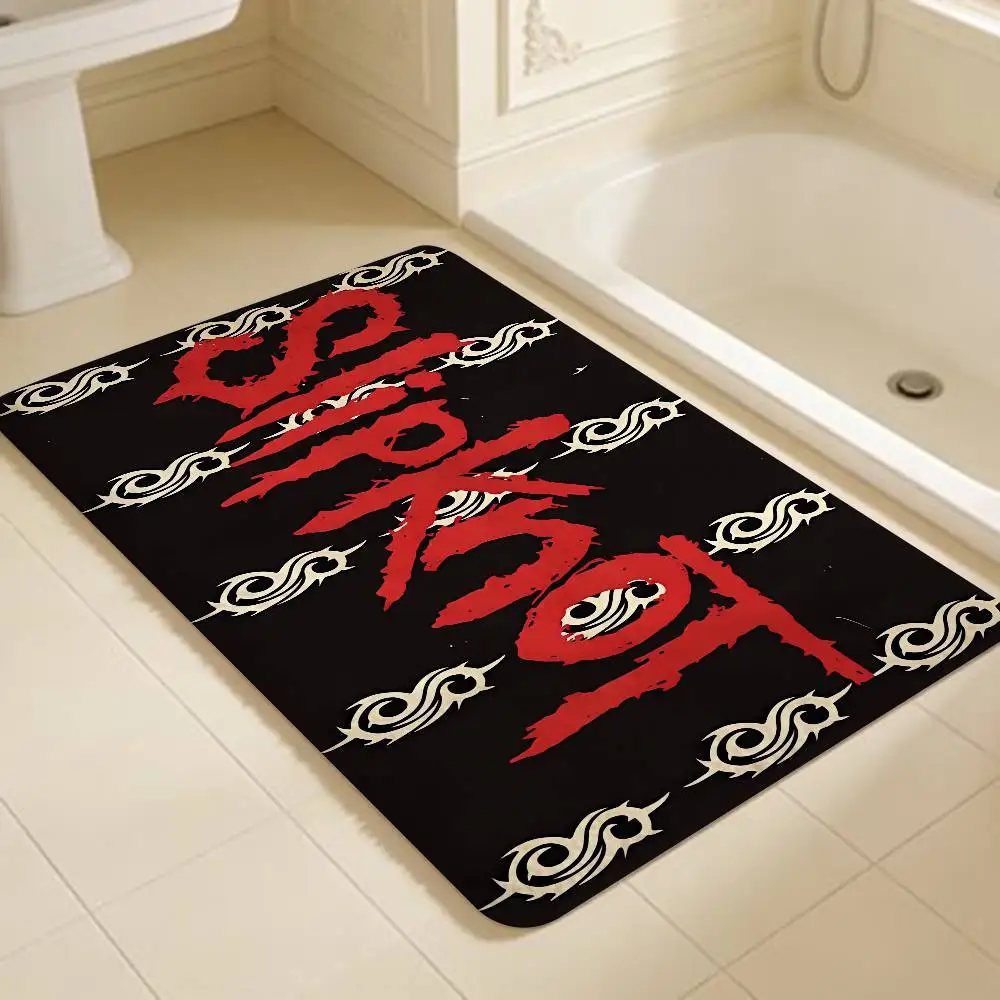 Band S-slipknot-S Bathroom Mat Anti-slip Absorb Water Long Strip Cushion Bedroon Mat Welcome Doormat
