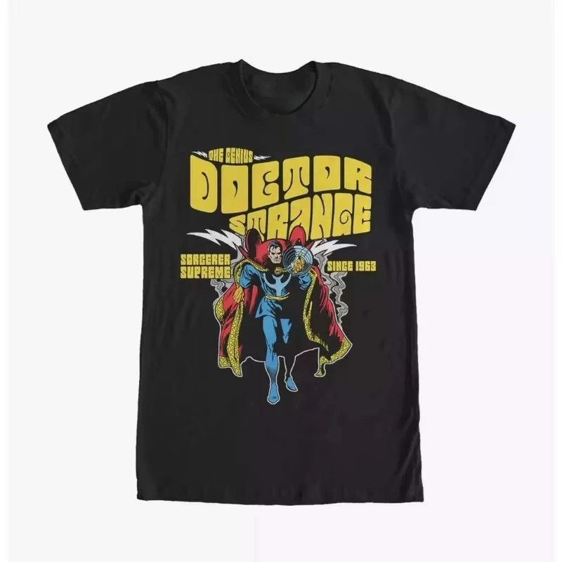 Camisetas Casuales de Manga Corta para Hombre y Mujer, Talla Grande, con Estampado de Cómic Vintage de Doctor Strange 1963 de Marvel, Producto Original 2026