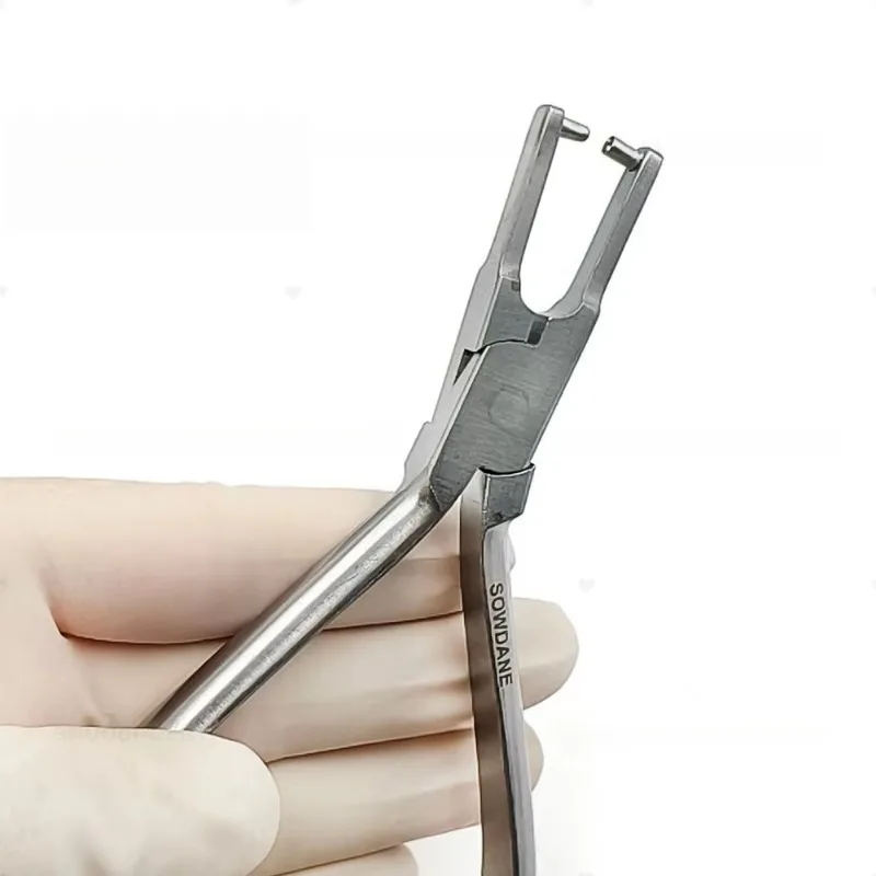 1 Pcs Lab Ortho Forep for Crown Making Metal Crown Plier Lab Orthodontics Band Crown Contouring Plier