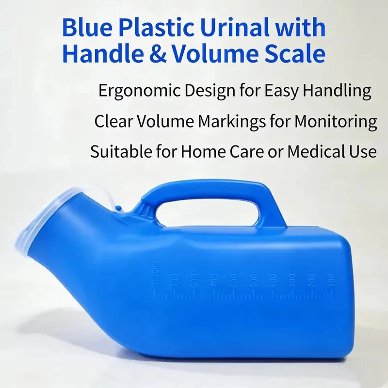 

Portable 1200ml Men Urinal Bottle With Handle Mobile Toilet For Car Travel Camping Elderly Disability Urine Storage Container