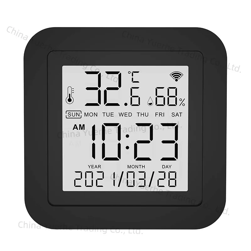 

wifi electronic thermometer intelligent digital display IR infrared remote control 2-in-1 wireless thermometer sensor