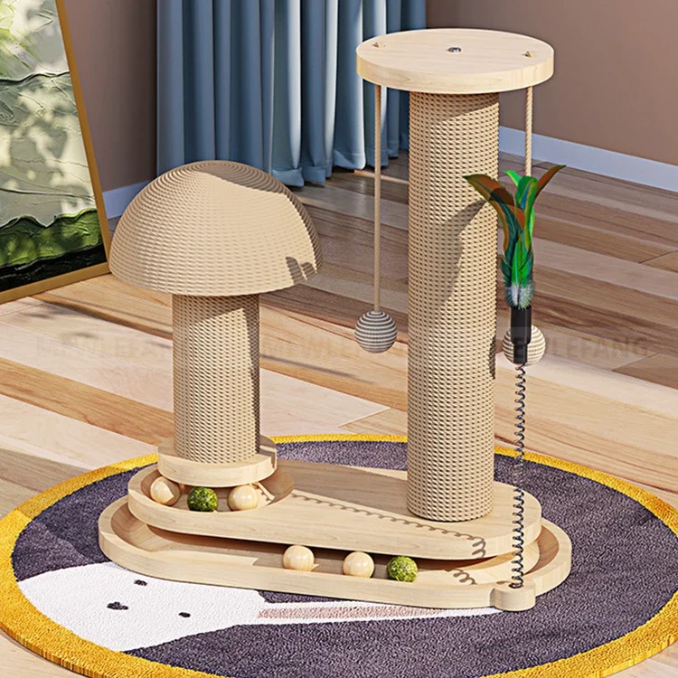 

Cat Climbing Frame The Cat Scratched The Board Amuse Oneself Relieve Boredom Toy Cat Scratching Post Sisal Hemp Vertical