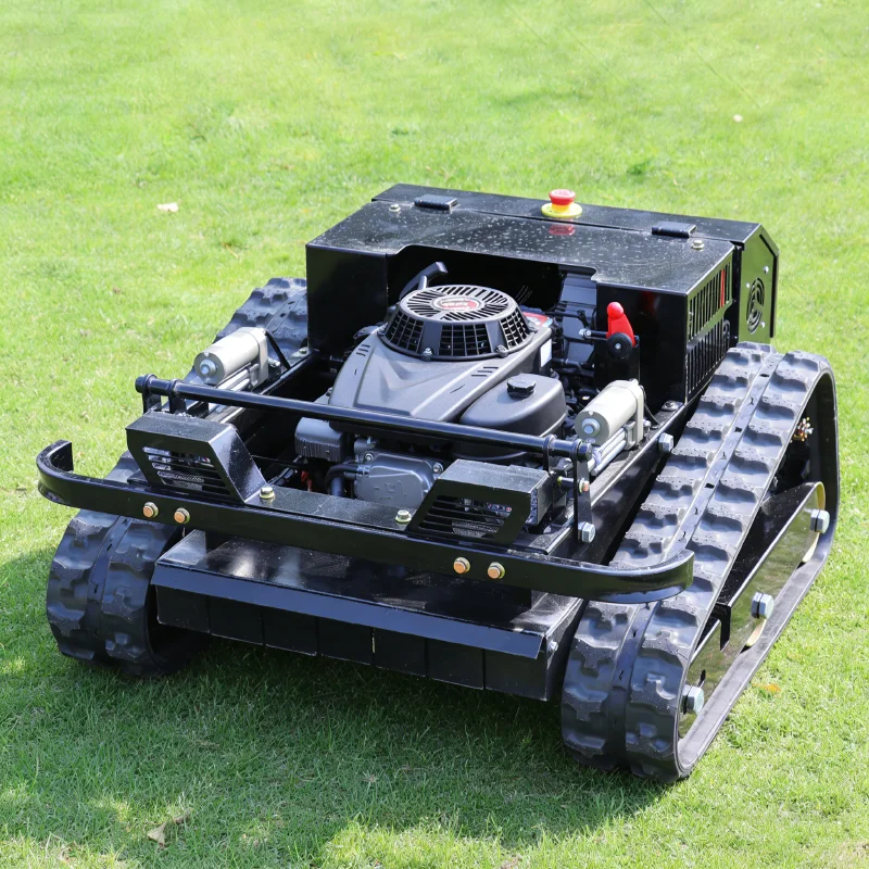 

Customized tracked remote-controlled lawn mower, easy to transport, villa courtyard, high aesthetic garden maintenance machine