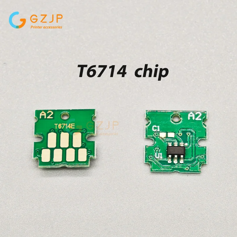 T6714 Чип резервуара для обслуживания EPSON WF C8190 C869R C8610 C8690 WF-C8690 WF-C869R Чип резервуара для обслуживания чернил