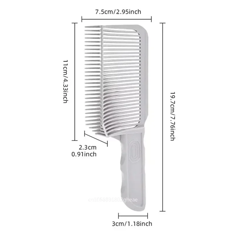 Professional Barber Fade Comb Hairdressing Accessory for Blending Hairstyles Heat Resistant Brush for Men's Tapered Haircuts image 4