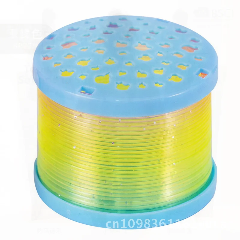 Céu estrelado projeção brilho no escuro arco-íris círculo crianças brinquedo desenvolvimento intelectual mão-on treinamento cerebral caixa de cor de plástico