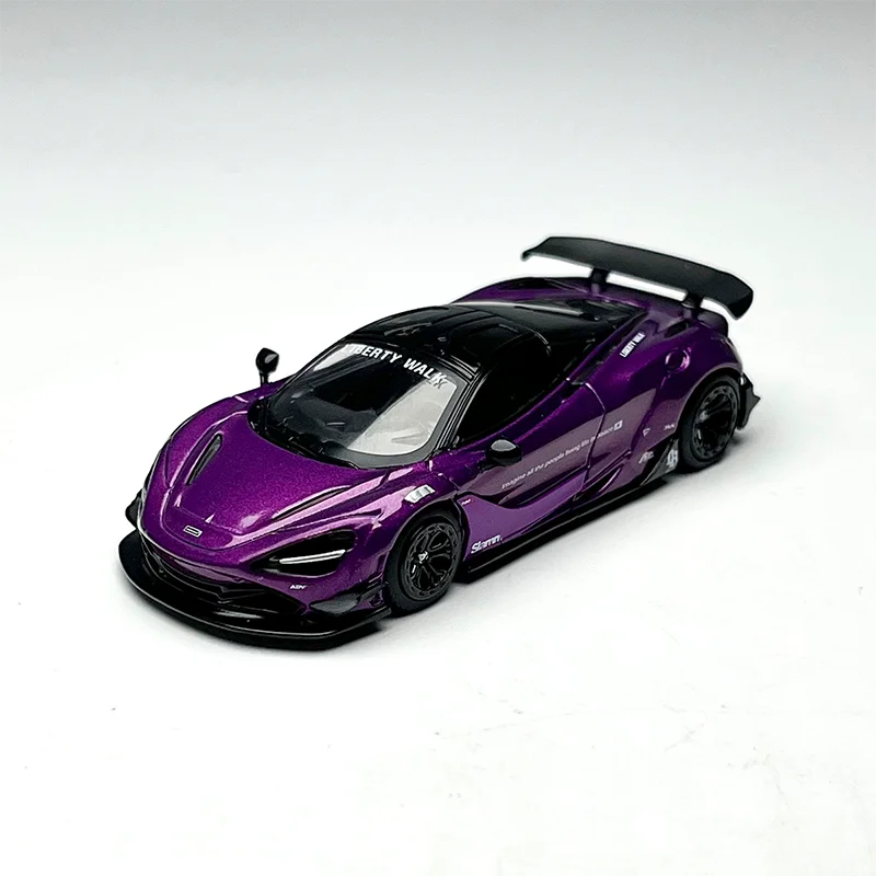 

MINIGT 1:64 Scale #841 720S Purple Alloy Simulation Car Model Static Collection Decorated Holiday Gifts Toys Souvenir Gift