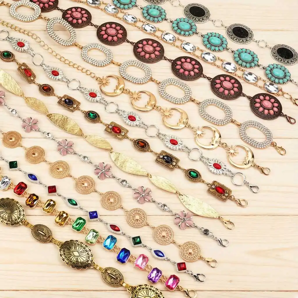 Zinc Alloy Waist Chain for Women, Bohemian Corset Waistband, Decorative Cinching Belt for Dresses, Retro Ethnic Accessory