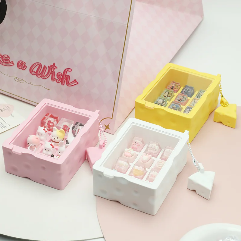 Cheese Cheese Keycap Storage Box Customized Mechanical Keyboard Personalized Keycap Dustproof Display Box Dustproof Waterproof