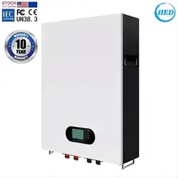 Powerwall 200Ah lithium ion battery 51.2V 48V 10Kw 5kWh Home Energy Storage System 200Ah 10kw Lifepo4 Battery 100Ah