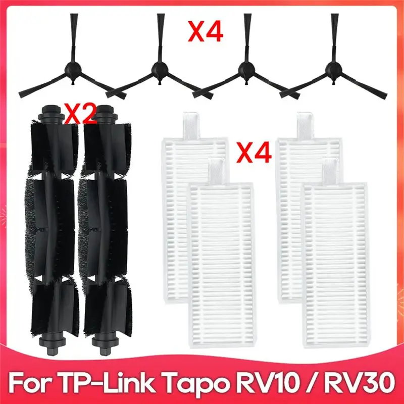 ABGH-For TP-Link Tapo RV30 / RV30 Plus / RV10 / RV10 Plus / Homerun 2000 / 3000 Brush Filters Accessories