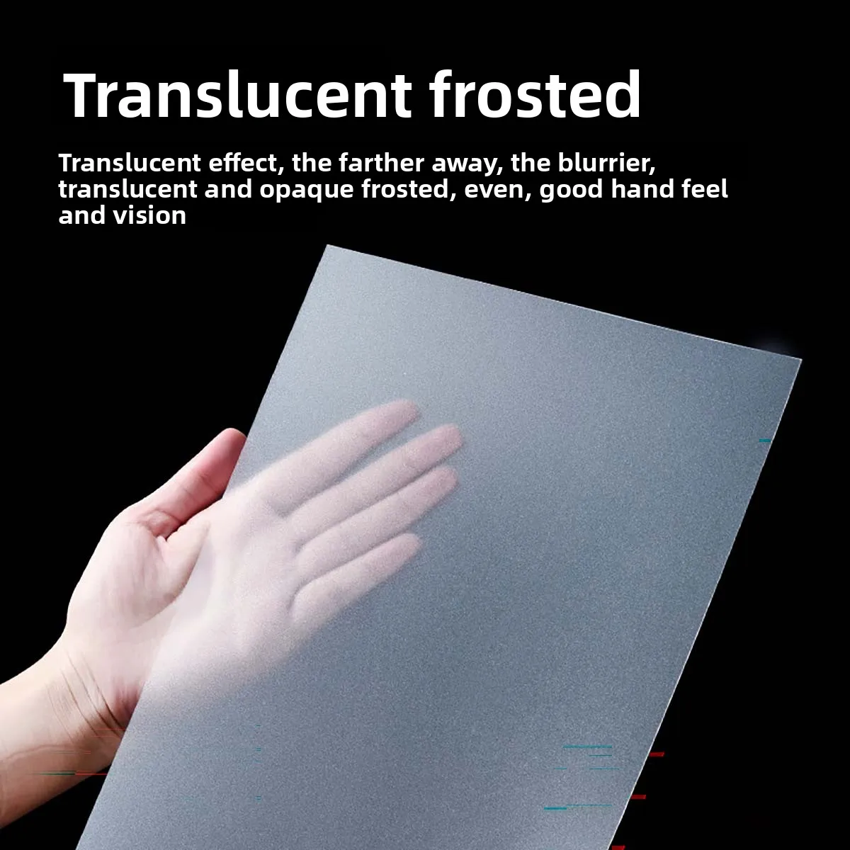 Black & White PP Matte Plastic Sheet, Translucent Shim Color PVC Film Custom Special Shape Cutting Service