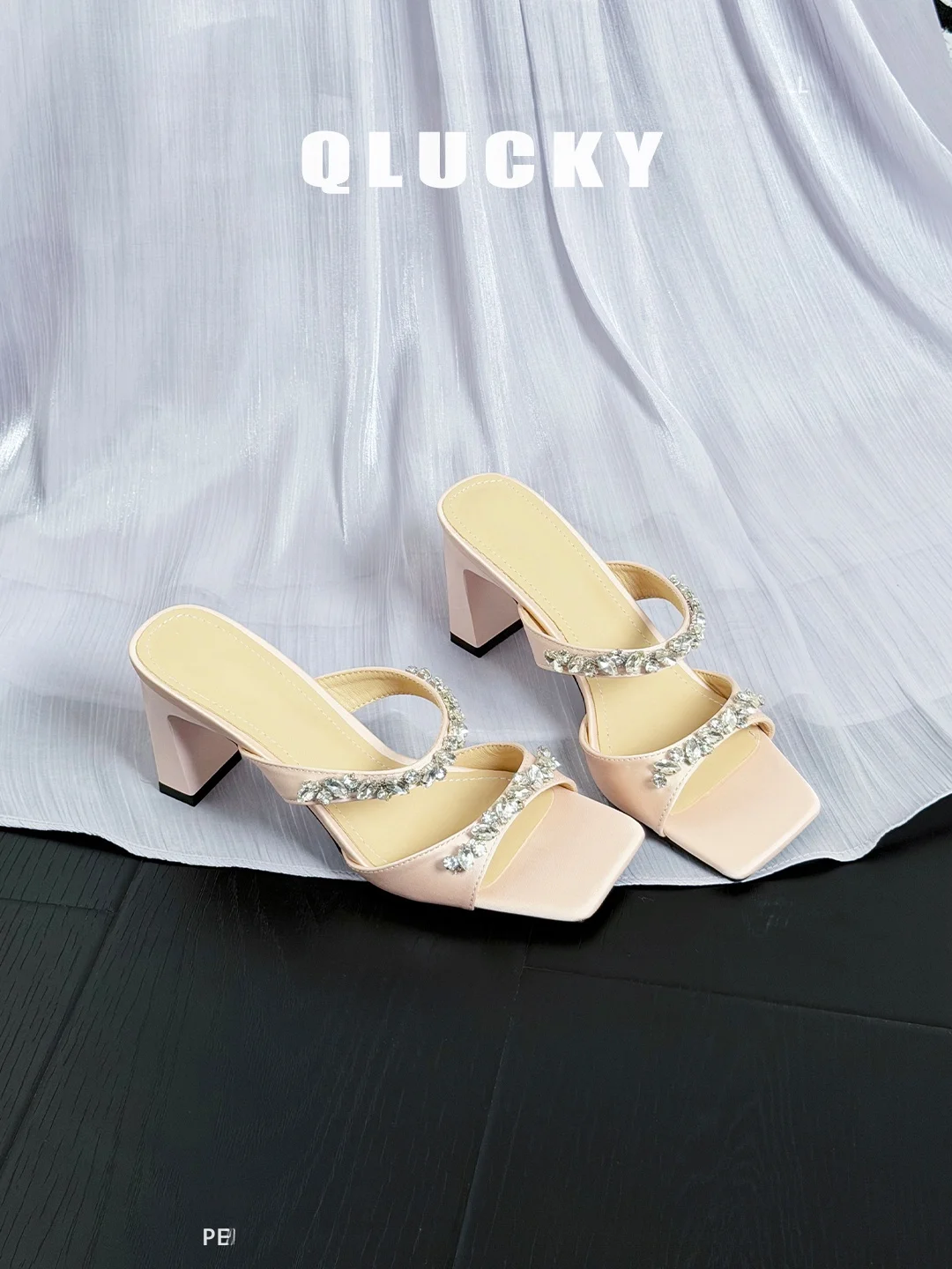 leather-version-summer-high-heels-women's-sandals-comfortable-non-slip-rubber-sole-water-diamond-embellished-chunky-heel