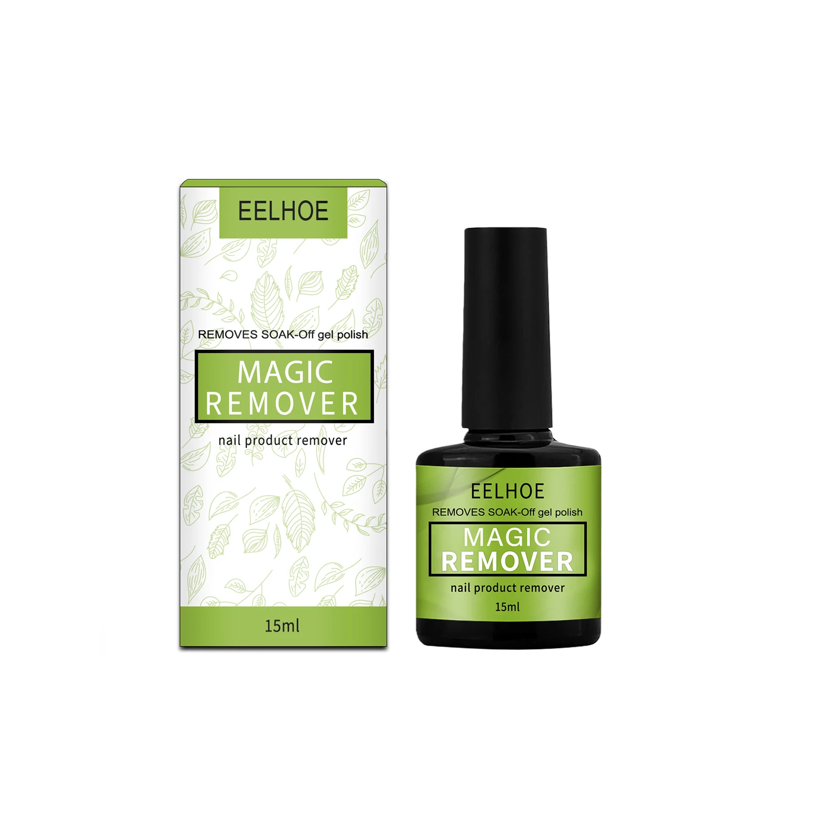 

Magic Eliminator Professional Soak-Off Gel Nail Polish Remover, Quick & Easy Nail Cleaner for Salon & Home Use