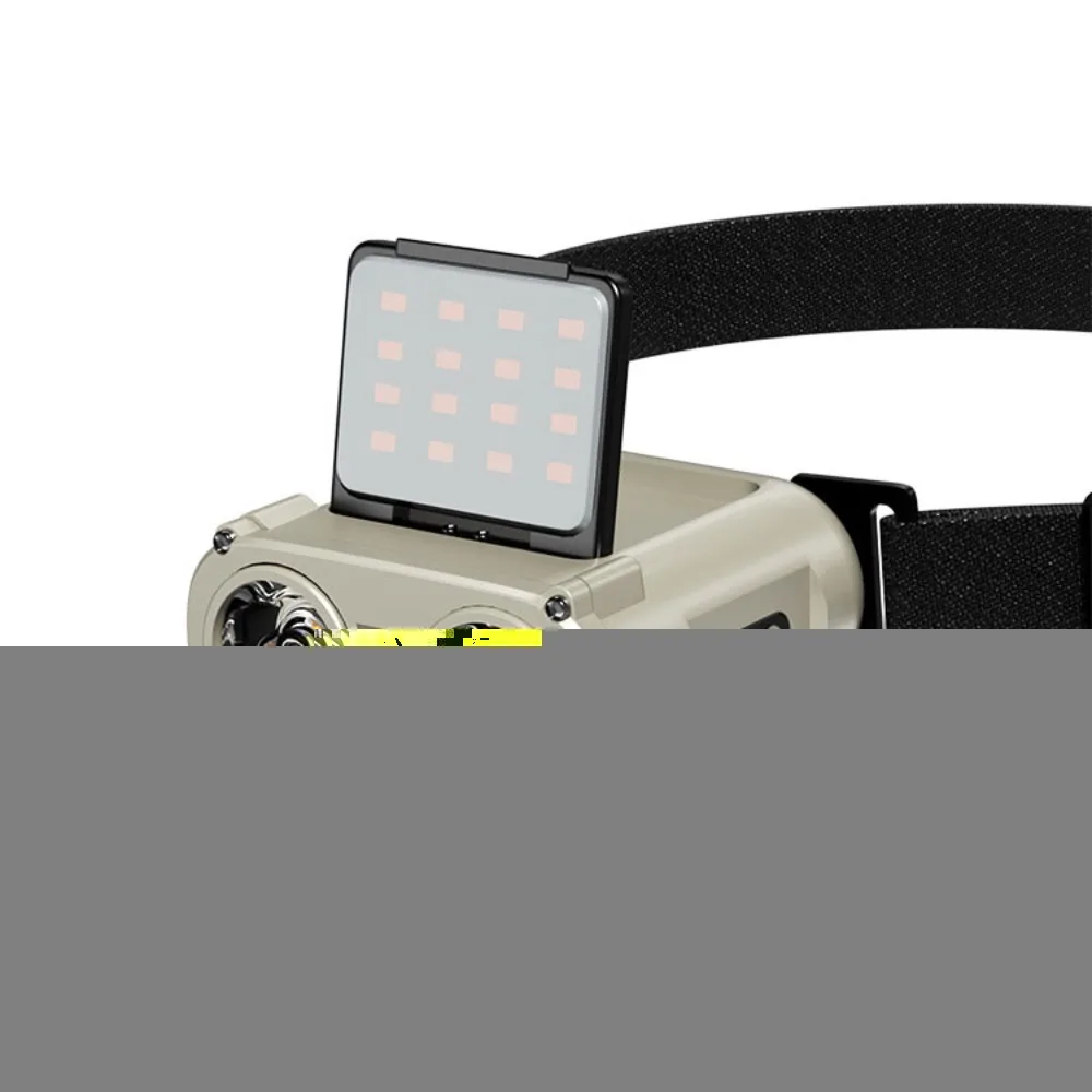 

Sensor COB LED Headlamp Dual Light Design 5 Light Modes Head Flashlight USB Rechargeable Waterproof LED Head Light Camping