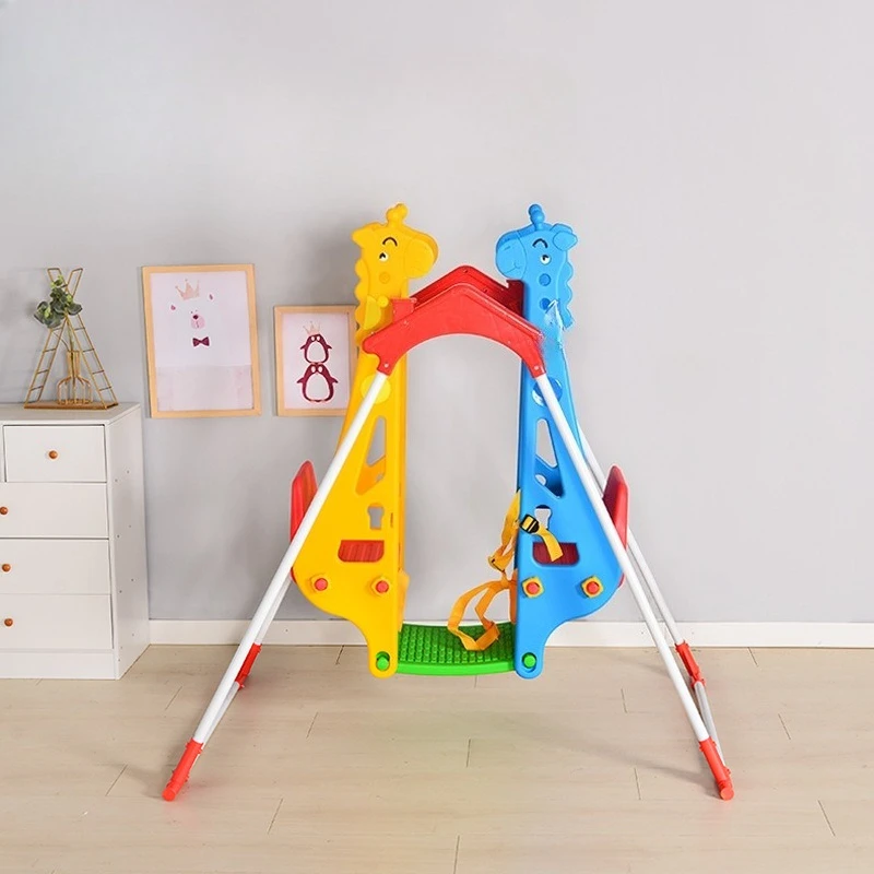 Kindergarten outdoor single and double swing shelf, children's and baby's home indoor thickened swing