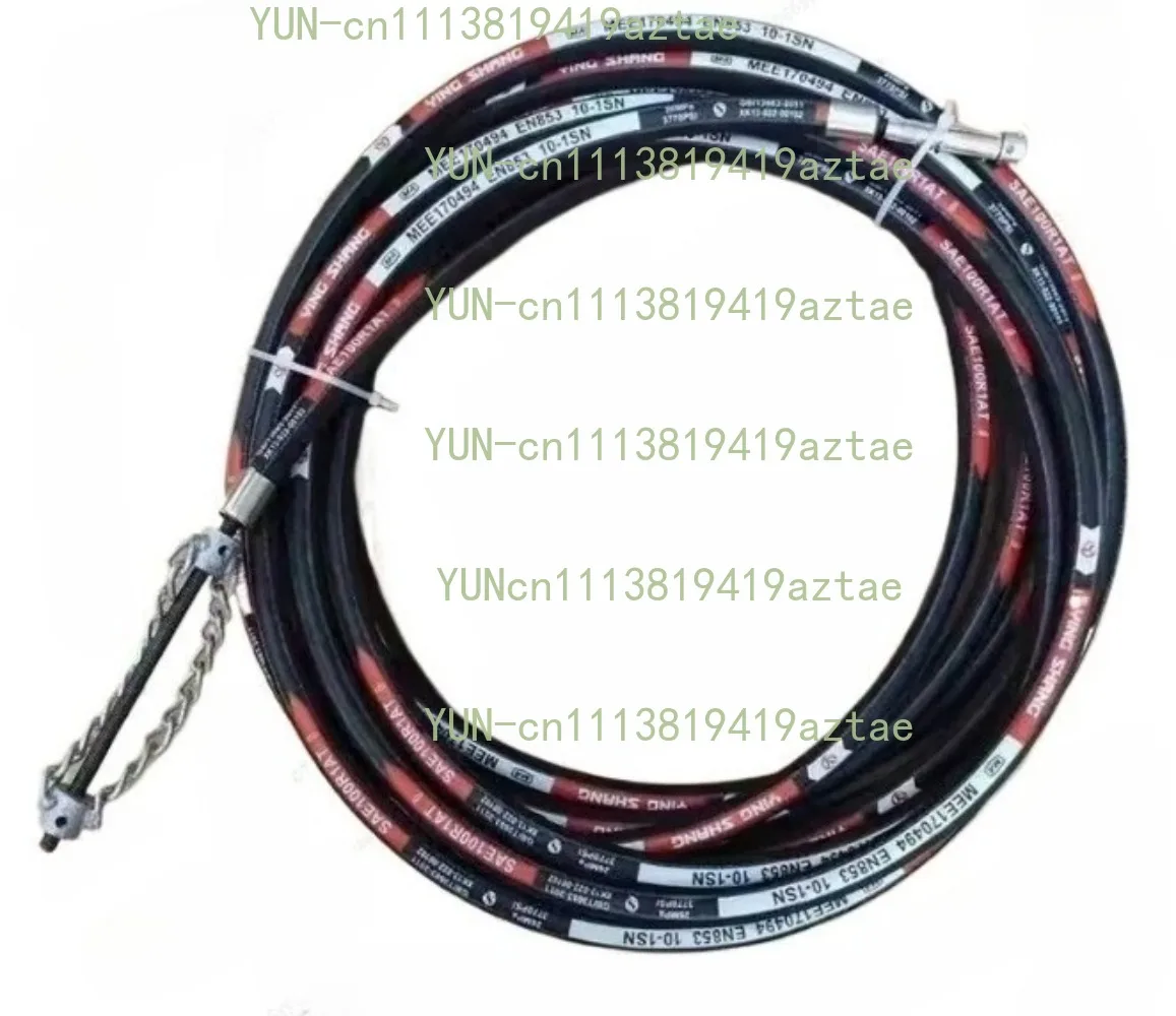 Impact drill dredge sewer main pipeline oil cleaning solid spring double layer rotating shaft