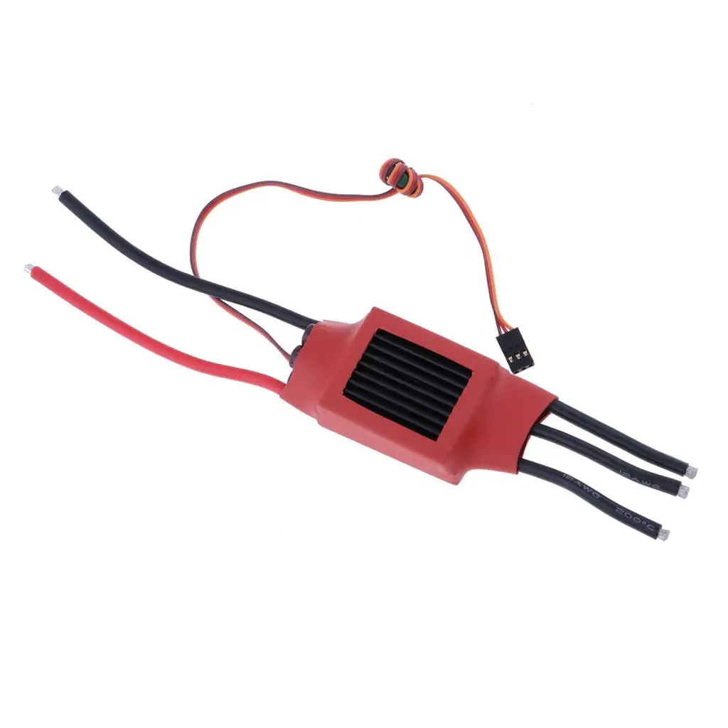 200A OPTO ESC وحدة تحكم في السرعة الكهربائية بدون فرش قطع غيار طائرات الهليكوبتر المعدنية RC لألعاب التحكم عن بعد