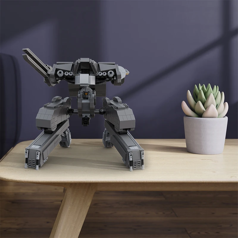 Build moc mittelgroße Metall getriebe solide Rex Roboter Bausteine Set High-Tech-Kampf Mecha Spielzeug Ziegel Spielzeug für Kinder Geschenke