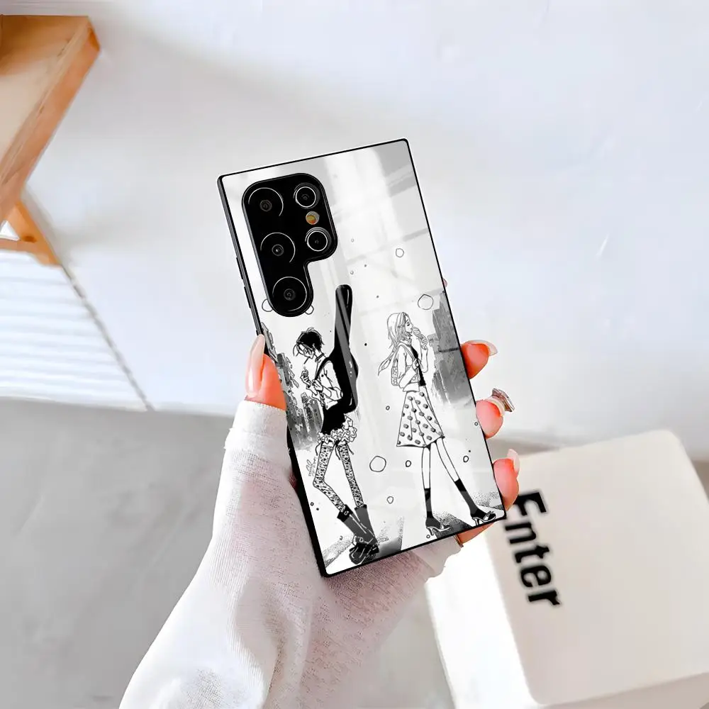 Cartoon Anime Oosaki Nana Phone Case For Samsung A57 A37 A33 5G A54 A36 A35 A56 A52 A17 Shockproof Glass Cover