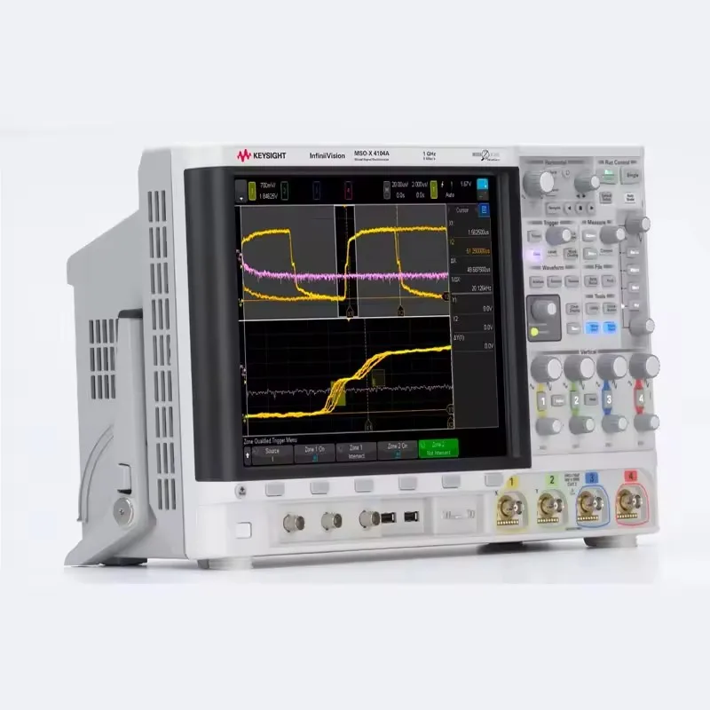 Keysight Bandwidth of 1 GHz 4 analog channels 16 digital channels MSOX4104A mixed-signal oscilloscope