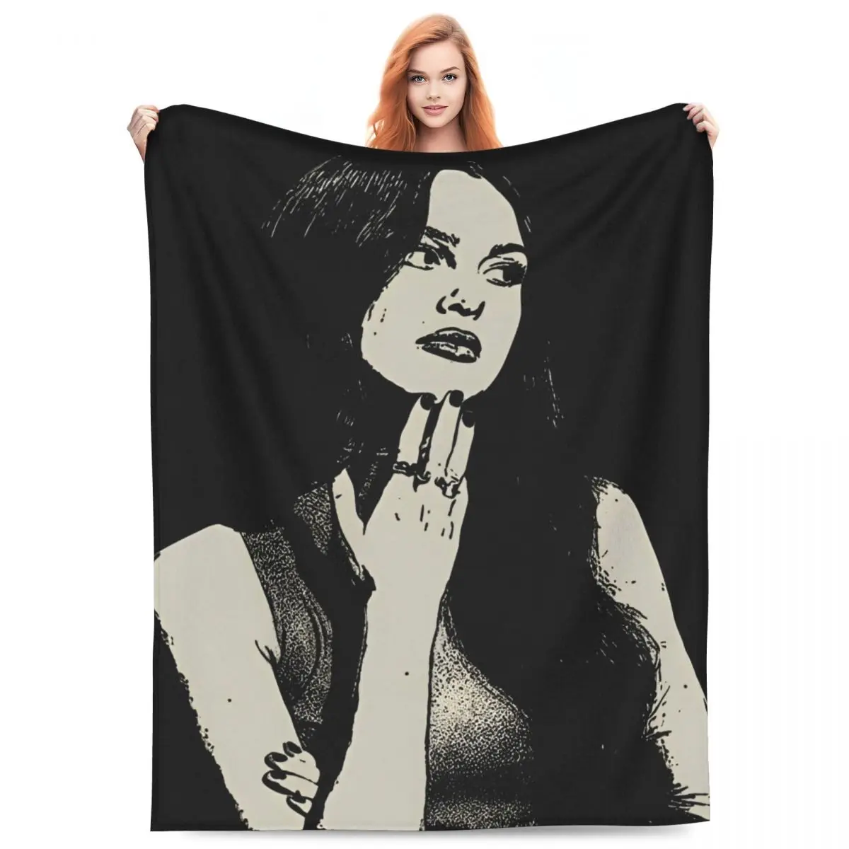 Super Warm Blankets Travel Olivia Vampire Rodrigos Sour Throw Blanket Flannel Bedspread For Bedroom Comfortable Sofa Bed Cover