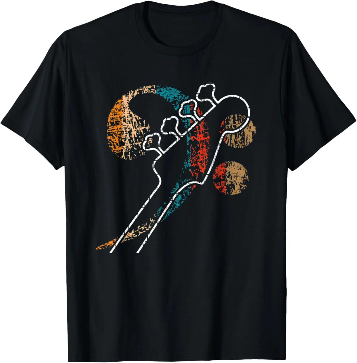 

Bass Clef with Bassguitar Double Bass Band Orchestra T-Shirt