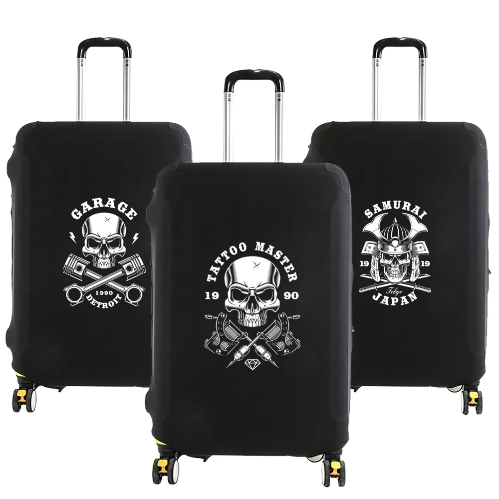 

Luggage Protective Cover Thicken Elastic Luggage Dust Case Bag for 18"-28" Travel Suitcases Skull Pattern Travel Accessories