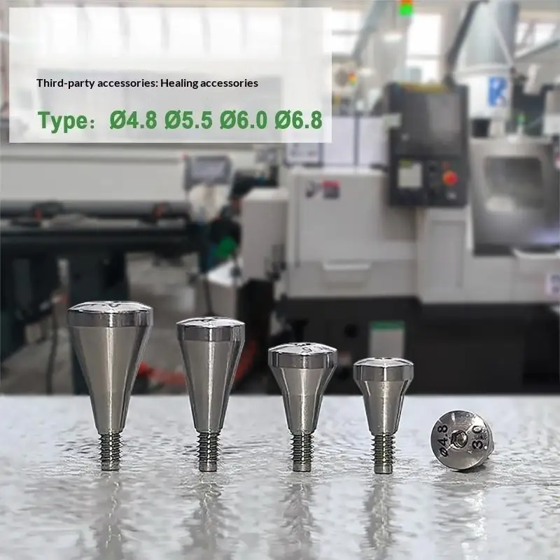 NEW Healing Abutment Cap Screw 1Pcs Grade 5 Titanium Alloy For Neo Biotech Dental Implant Clinic Lab Restoration Tackle Parts