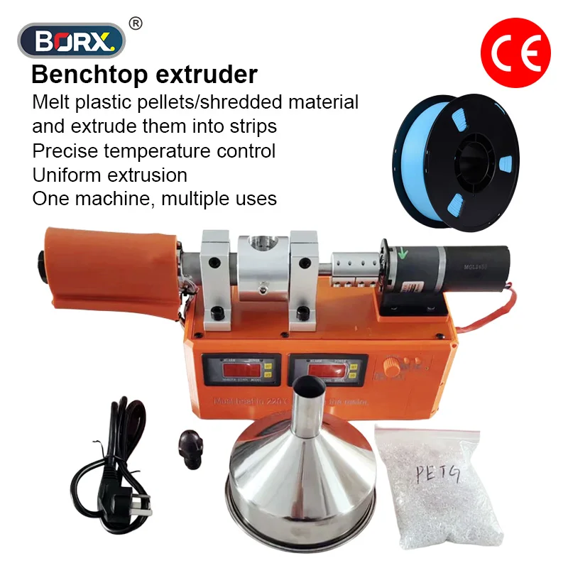 

Desktop 3D Printing Filament Extruder Waste Recycling Machine Injection Molding 3D Printing Micro Plastic Extrusion Machine