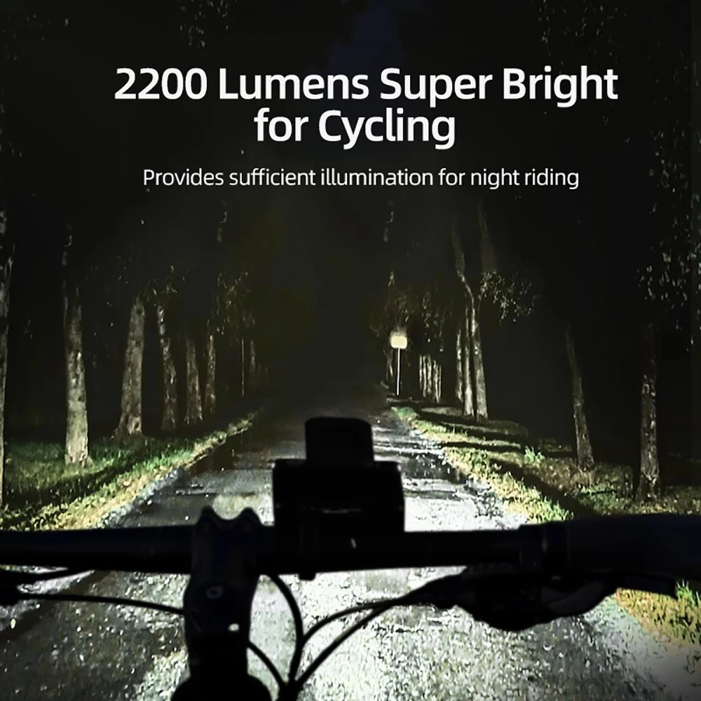 ThinkRider Bicycle Light Front 1700Lumen Bike Light 4000mAh Waterproof Flashlight USB Charging MTB Road Cycling Lamp