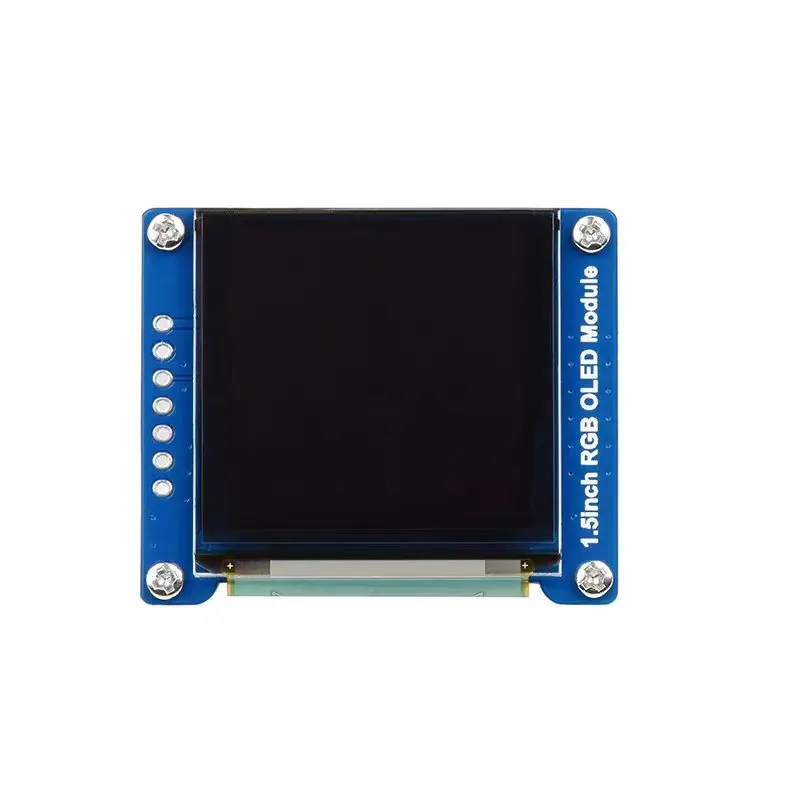 Micro Snow 1.5-inch RGB OLED display module with 128 × 128 resolution and 65K color communication